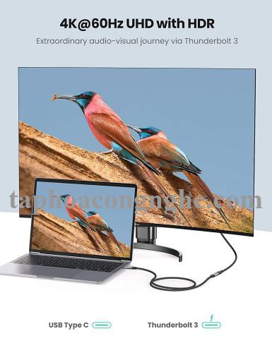 Ugreen 80810 0.5M Cáp nối dài usb type c US372 30080810